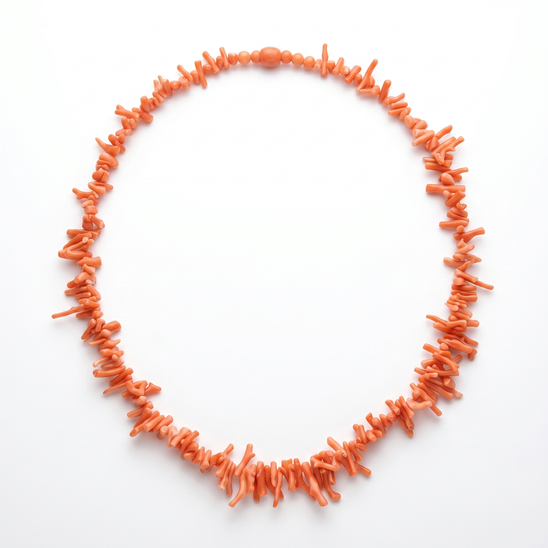 Collana di corallo a rametti