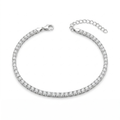 Bracciale tennis con pietre bianche