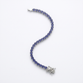 Bracciale tennis con zaffiri blu